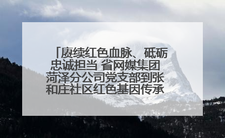 赓续红色血脉、砥砺忠诚担当 省网媒集团菏泽分公司党支部到张和庄社区红色基因传承馆开展主题党日活动