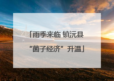雨季来临 镇沅县“菌子经济”升温