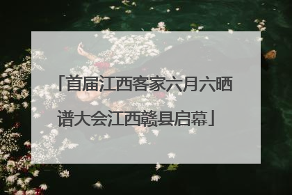首届江西客家六月六晒谱大会江西赣县启幕