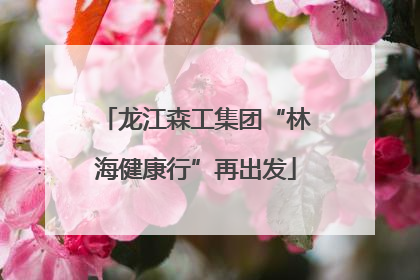 龙江森工集团“林海健康行”再出发