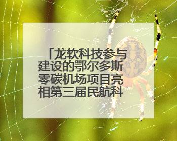 龙软科技参与建设的鄂尔多斯零碳机场项目亮相第三届民航科教创新成果展