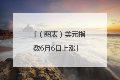 （图表）美元指数6月6日上涨