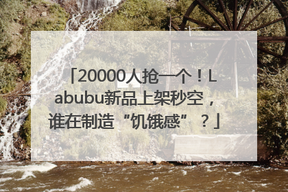 20000人抢一个！Labubu新品上架秒空，谁在制造“饥饿感”？