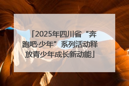 2025年四川省“奔跑吧·少年”系列活动释放青少年成长新动能