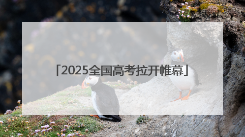 2025全国高考拉开帷幕