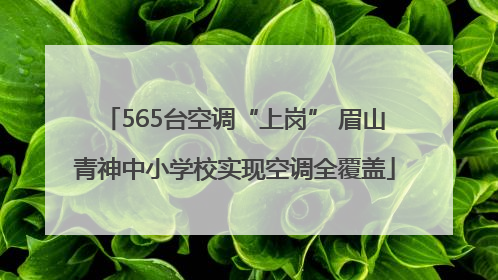 565台空调“上岗” 眉山青神中小学校实现空调全覆盖