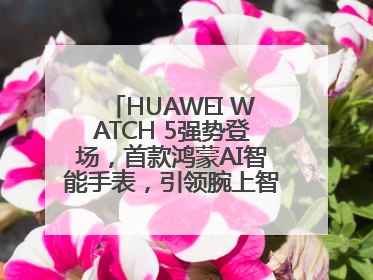 HUAWEI WATCH 5强势登场，首款鸿蒙AI智能手表，引领腕上智慧科技新纪元